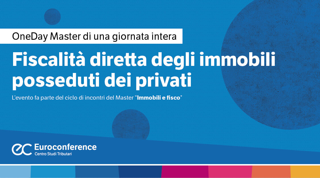 Immagine Fiscalità diretta degli immobili posseduti dei privati | Euroconference